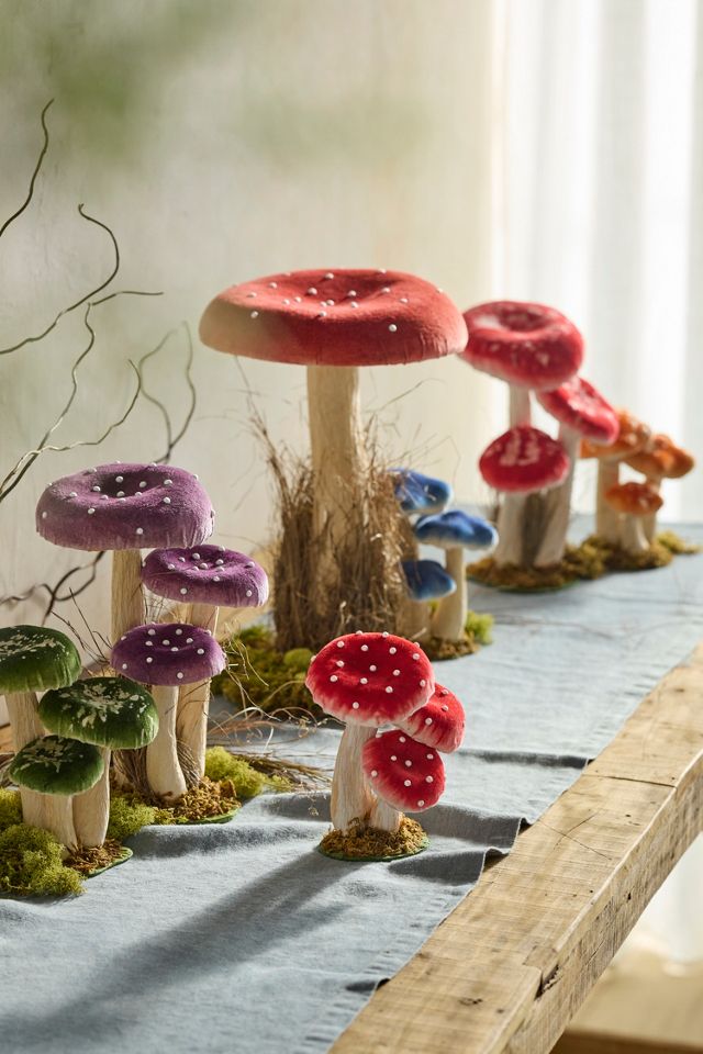 Velvet Mushrooms, Large #1