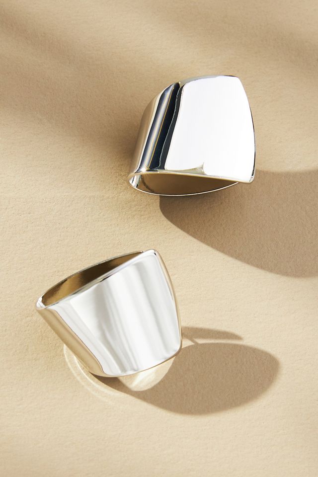 Folded Post Earrings #1