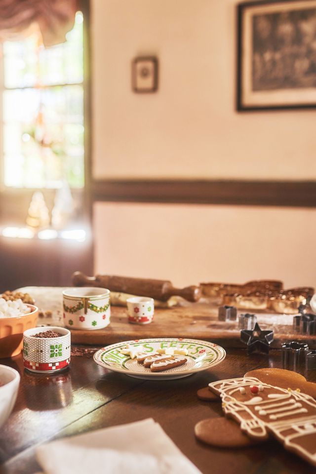 The Bistro Tile Stoneware Dessert Plate: Festive Edition #5