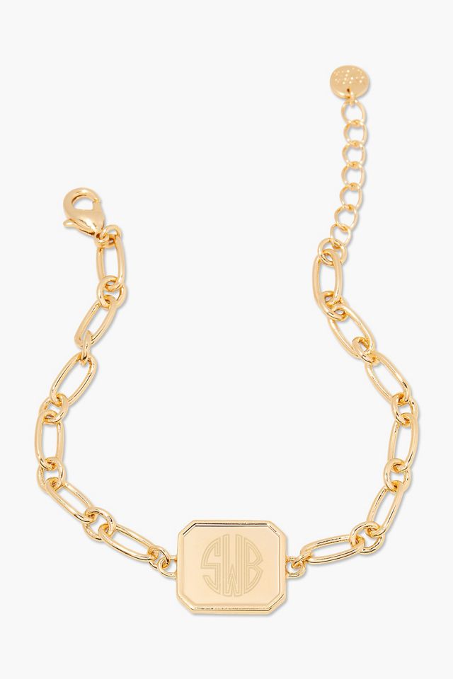 Brook & York Custom Monogram Cushion Bracelet #1