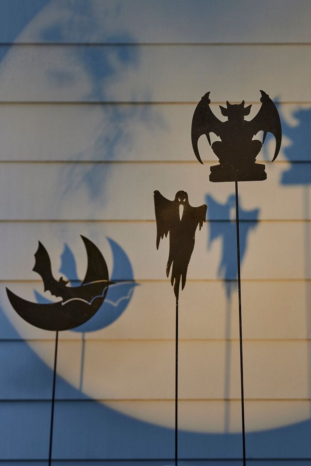 Crescent Moon + Bat Iron Stake #3