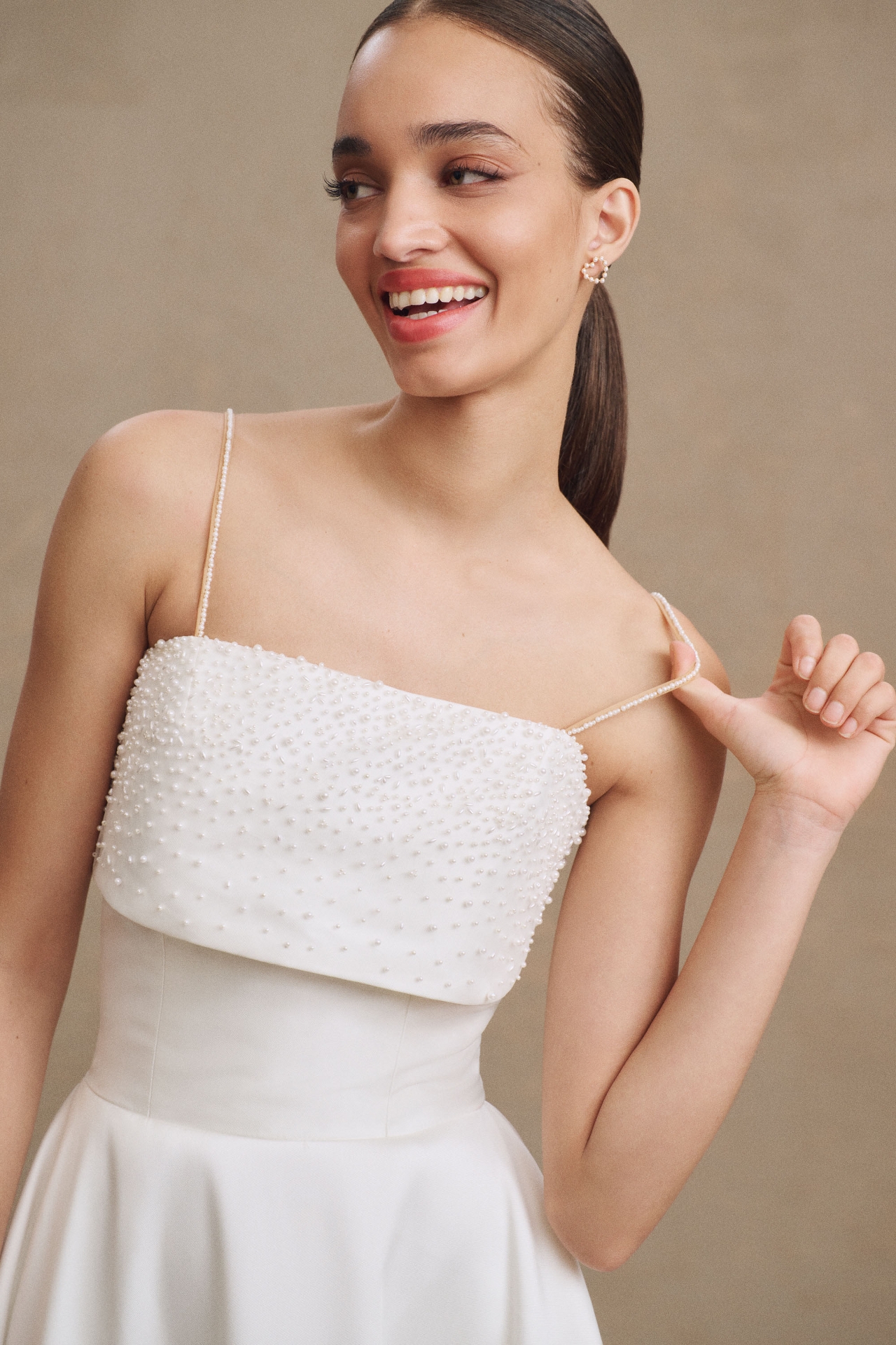 Wtoo by Watters Constance Square-Neck A-Line Wedding Gown