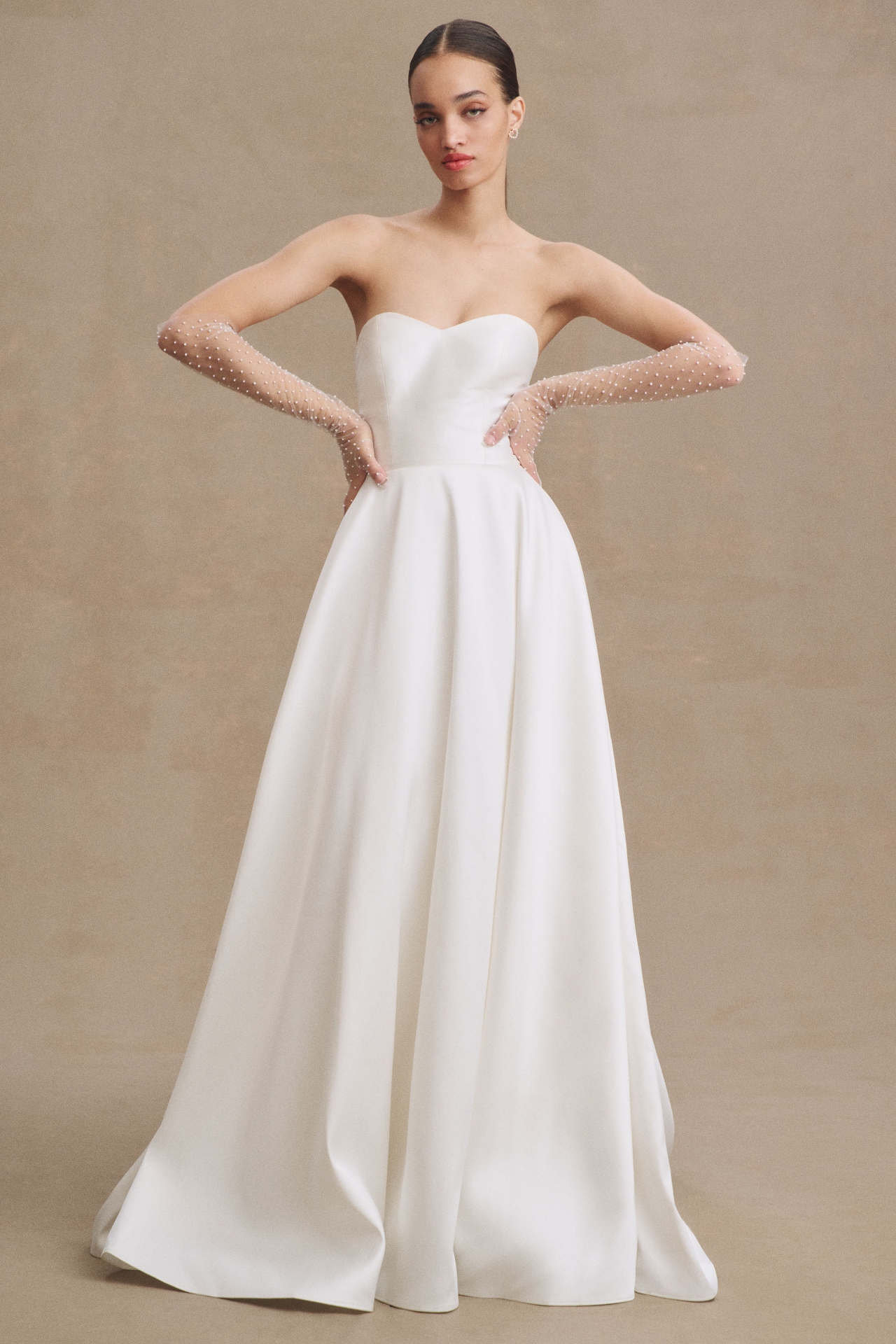 Wtoo by Watters Constance Square-Neck A-Line Wedding Gown