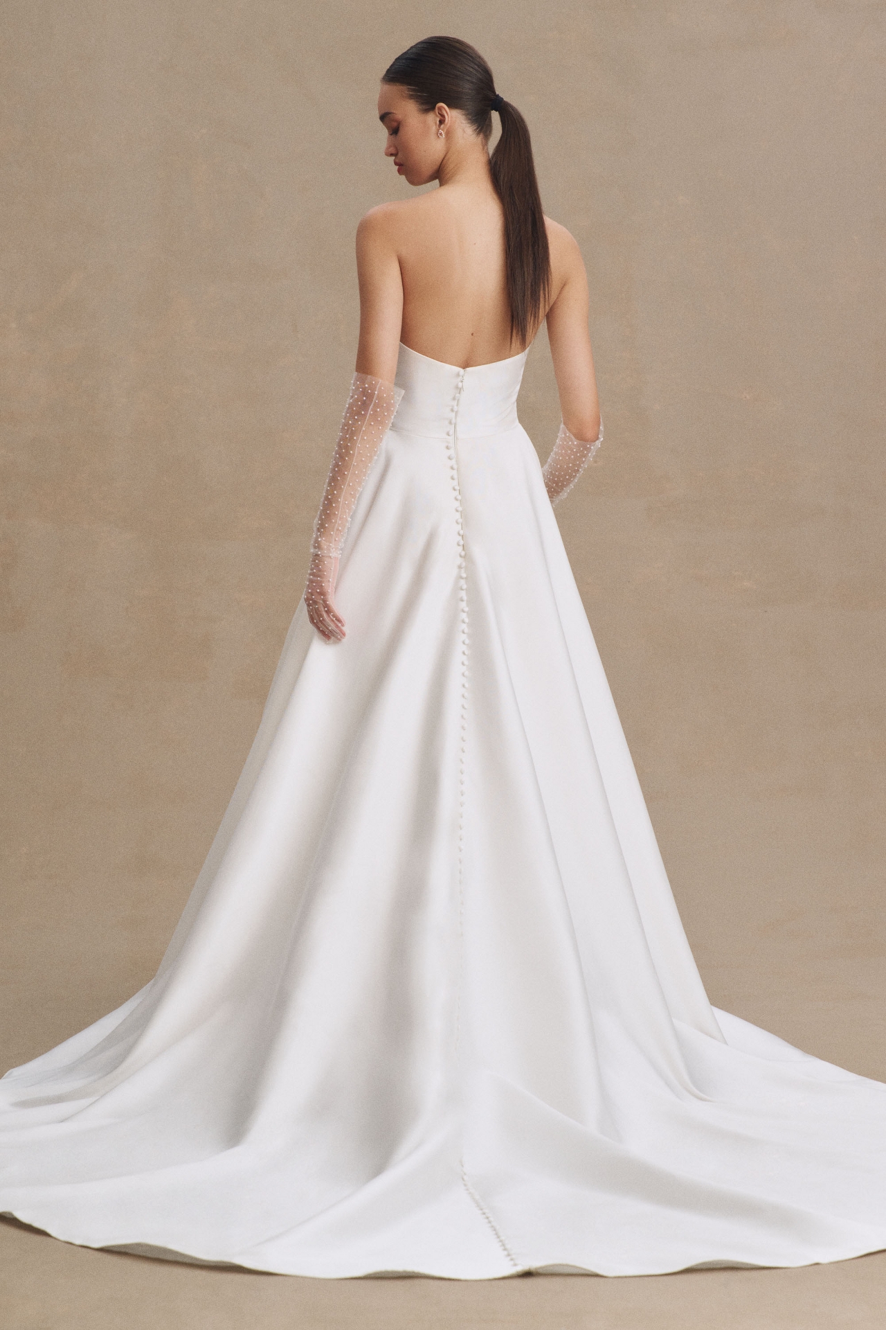 Wtoo by Watters Constance Square-Neck A-Line Wedding Gown