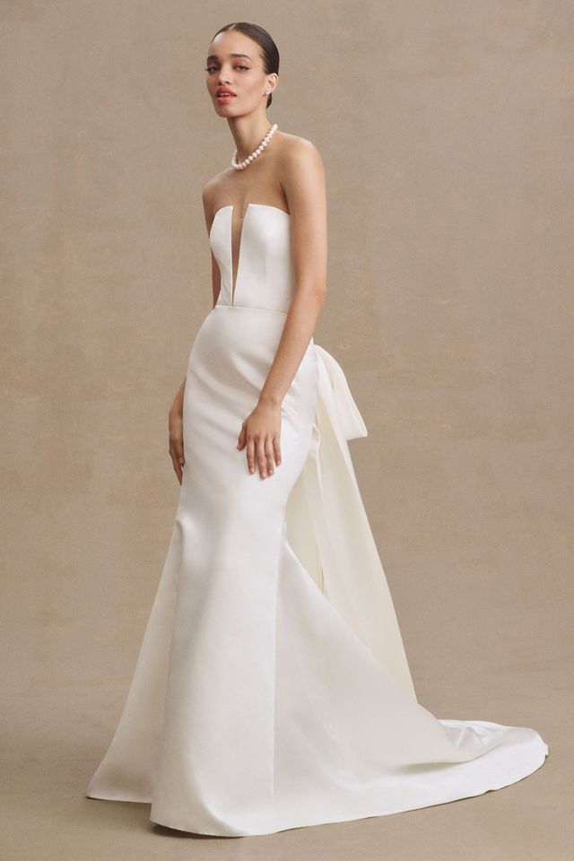 Wtoo by Watters Savvy Strapless Back-Bow Wedding Gown #1