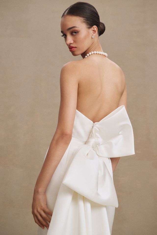 Wtoo by Watters Savvy Strapless Back-Bow Wedding Gown #2