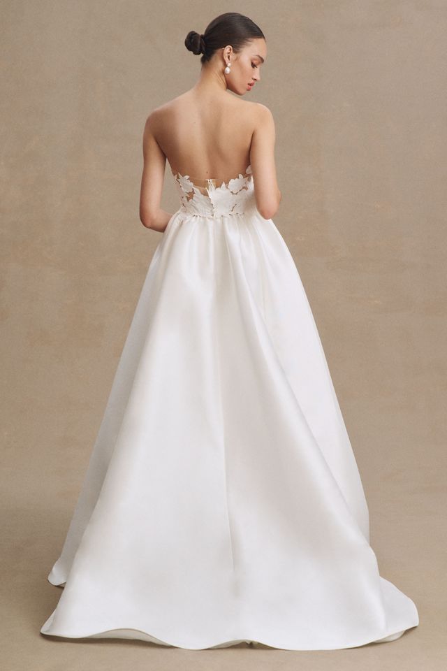 Wtoo by Watters Jordy Strapless Cutwork A-Line Wedding Gown #3