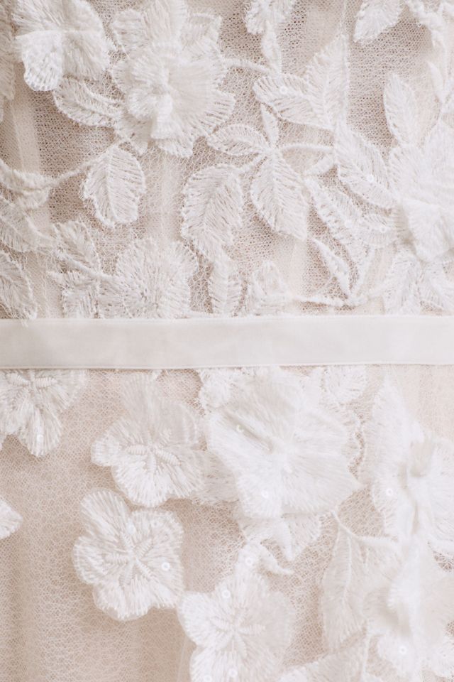 Willowby by Watters Abigail Square-Neck A-Line Appliqué Wedding Gown #5