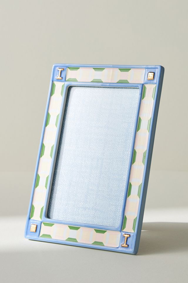 Scarlet Monogram Ceramic Photo Frame Anthropologie DE