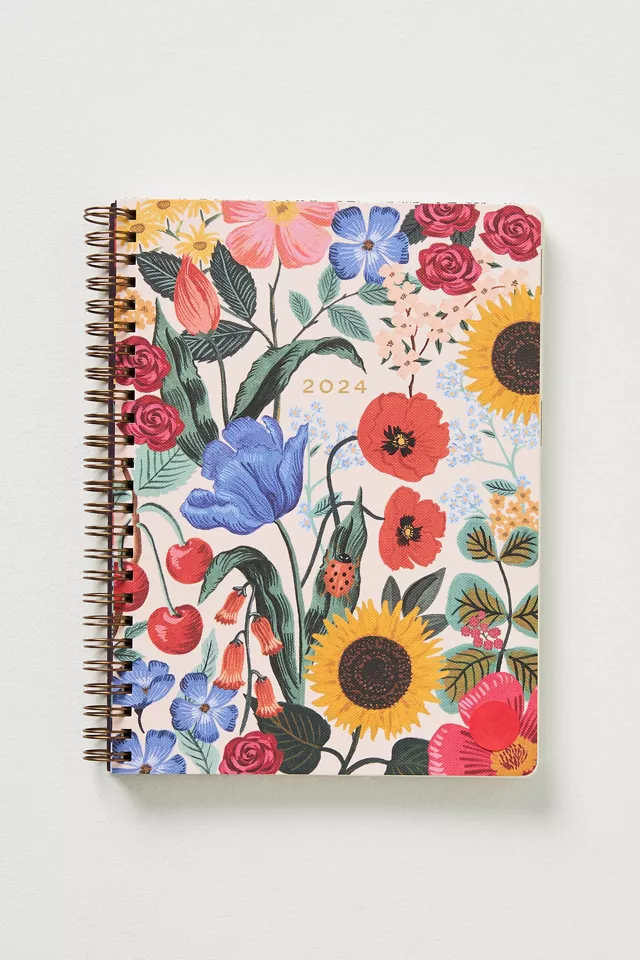 Rifle Paper Co. Sunflower Spiral Planner