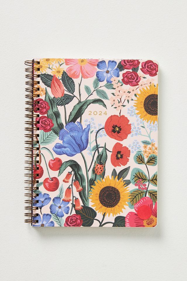 Rifle Paper Co. Floral Spiral Notebook