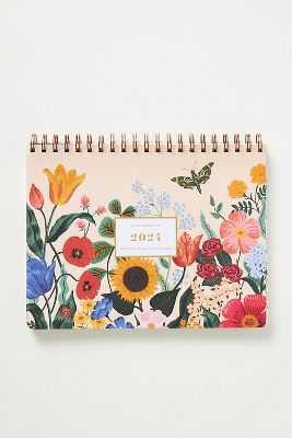 Rifle Paper Co. Top Spiral 12-Month Planner | AnthroLiving