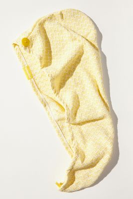 Popmask Microfiber Hair Wrap In Yellow