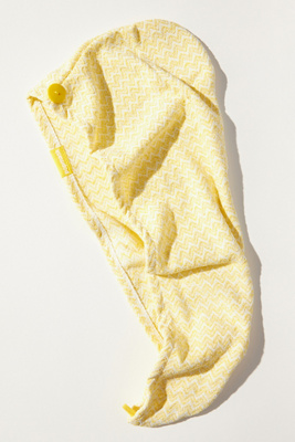 Popmask Microfiber Hair Wrap In Yellow