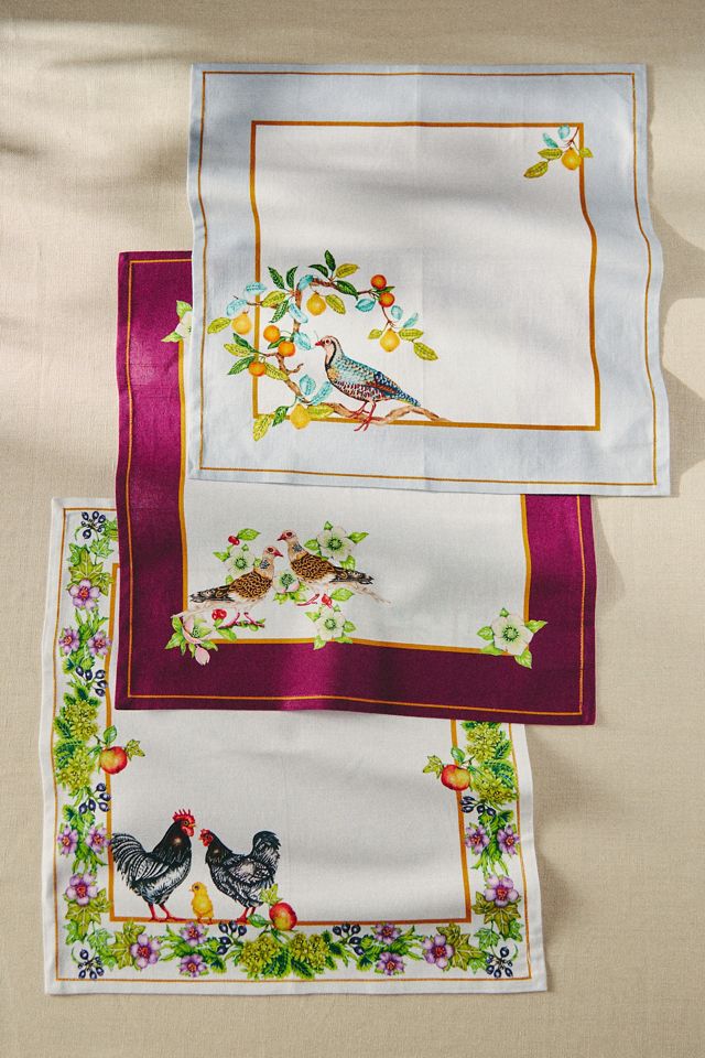 Lou Rota Twelve Days of Christmas Napkins, Set of 12 #5