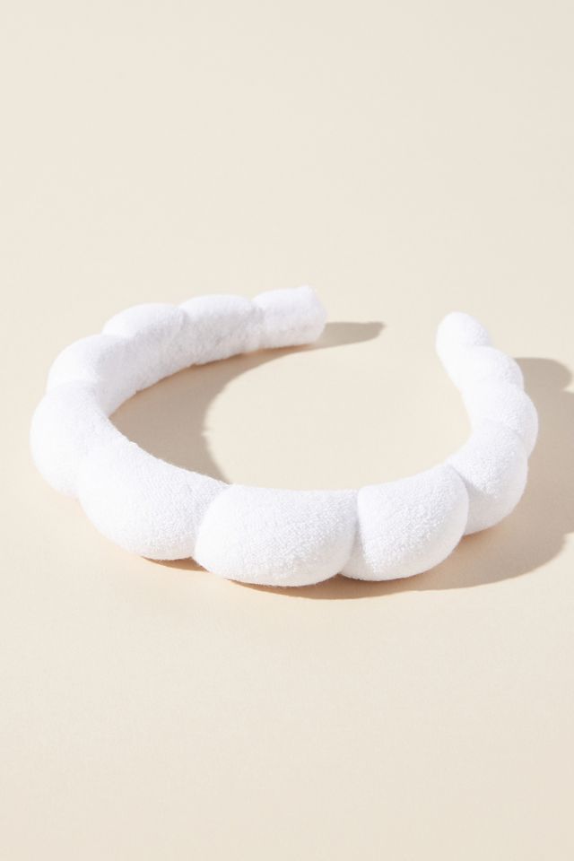 Terry Bubble Headband | Anthropologie display picture 1