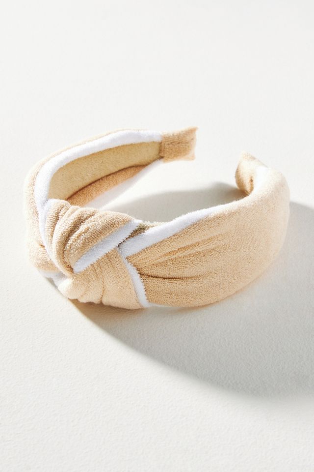 ‼️RARE‼️?Anthropologie??NWT?Terry Knot Headband Terry Cloth Top Knot Headband Cozy Fashion Hairband for  main image 3