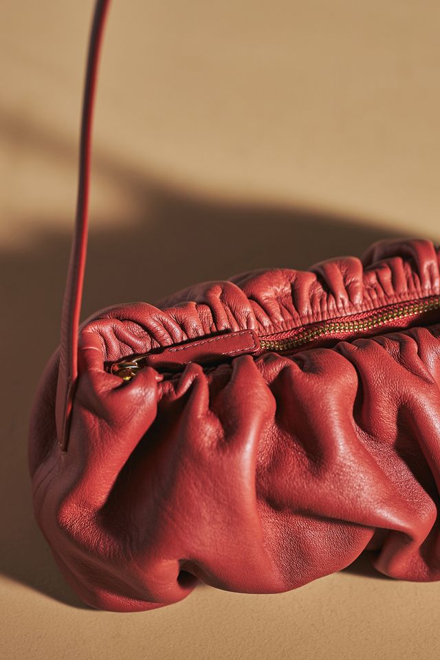 Leather Scrunch Shoulder Bag #2