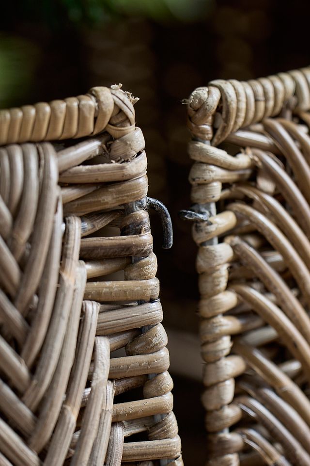 Leafy Rattan Hinged Tree Collar #2