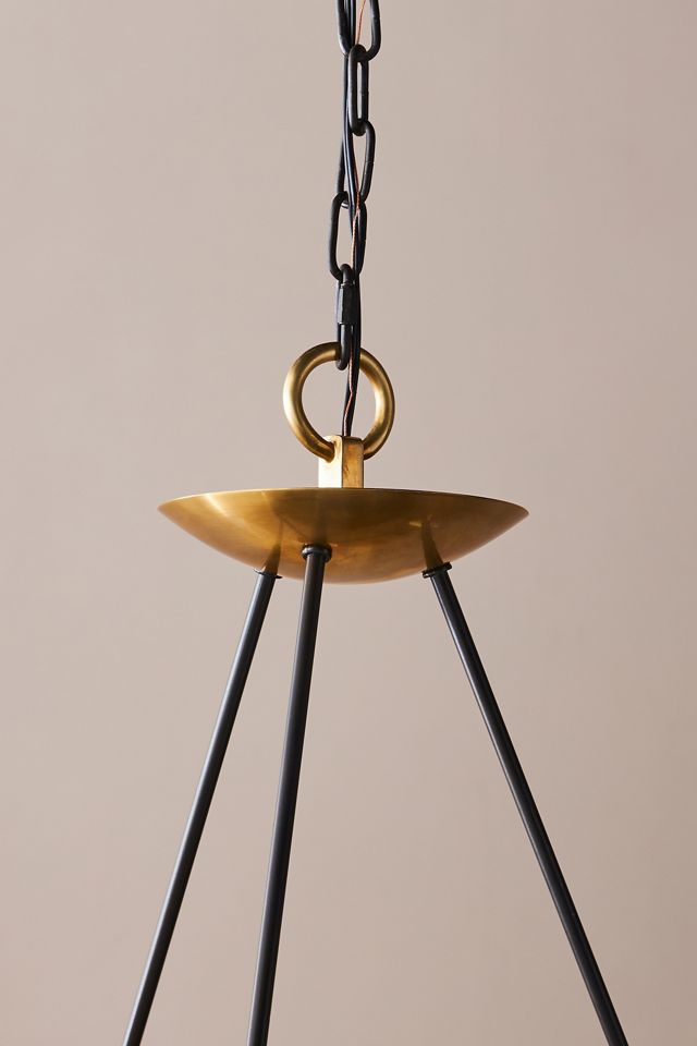 Choros Iron & Brass Tiered Chandelier #3