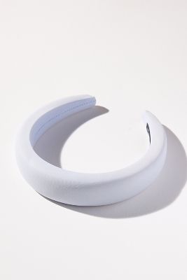 Anthropologie Solid Puffy Headband In Purple