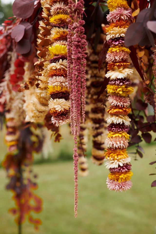 Preserved Helichrysum Garland #3