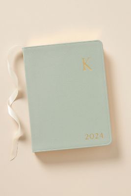 Graphic Image 2024 17-month Monogram Planner In Green