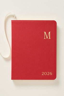 Graphic Image 2024 17-month Monogram Planner In Red