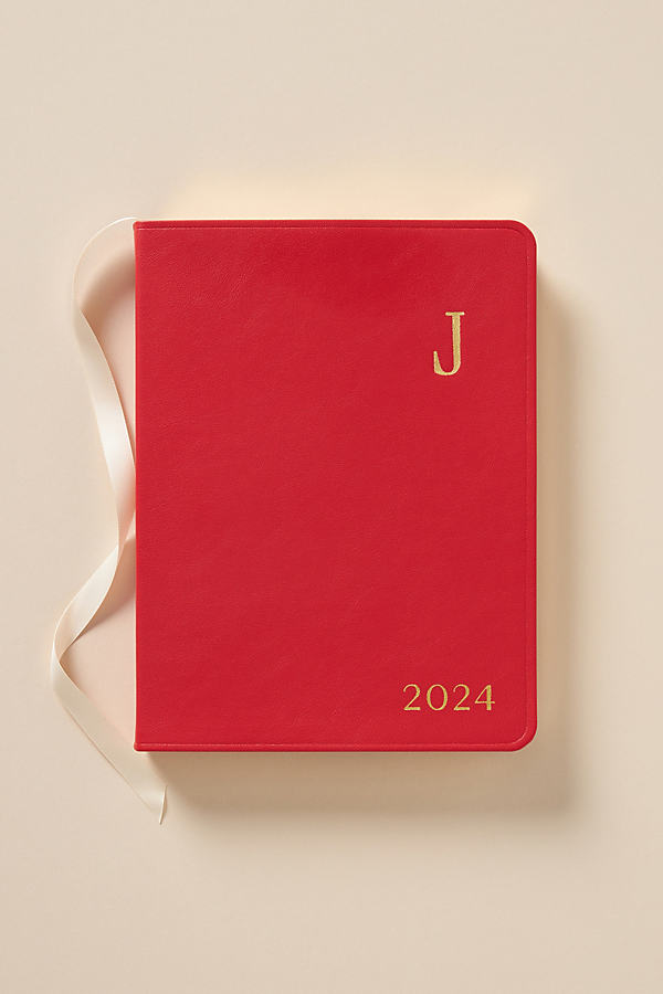 Graphic Image 2024 17-month Monogram Planner In Red