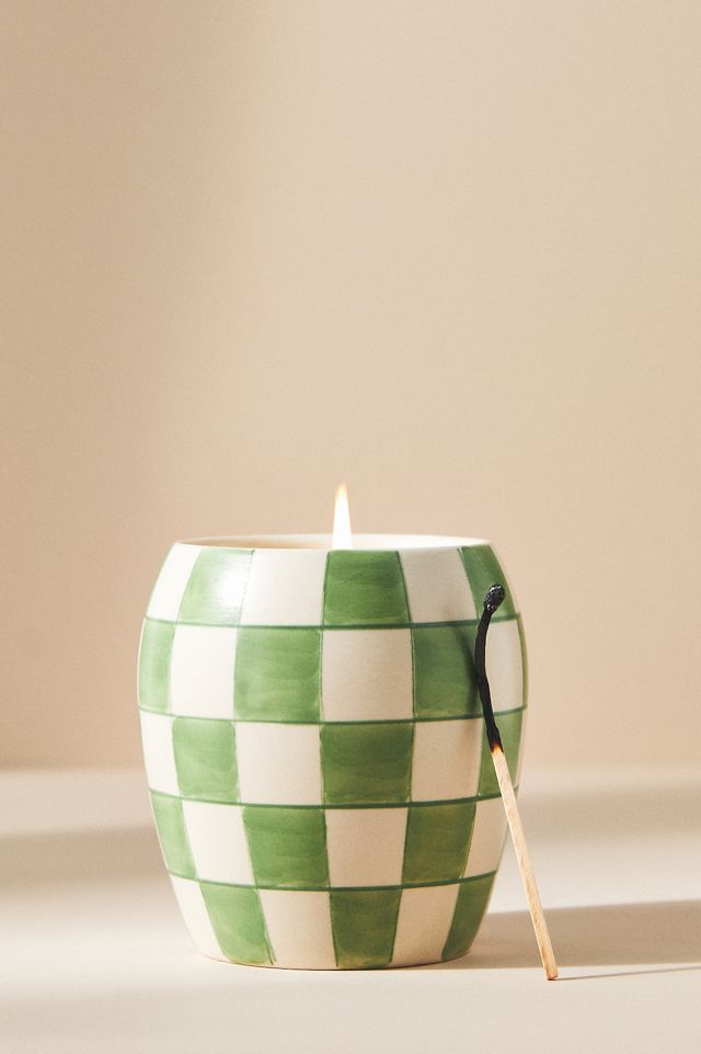Paddywax Checkmate Cactus Flower Porcelain Jar Candle #1