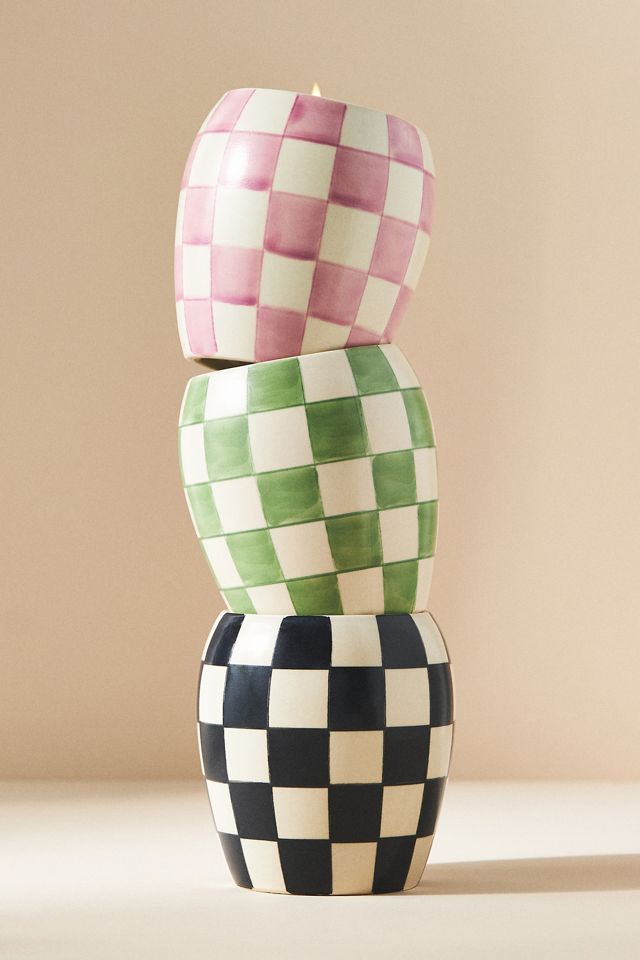 Paddywax Checkmate Lavender Mimosa Porcelain Jar Candle #2