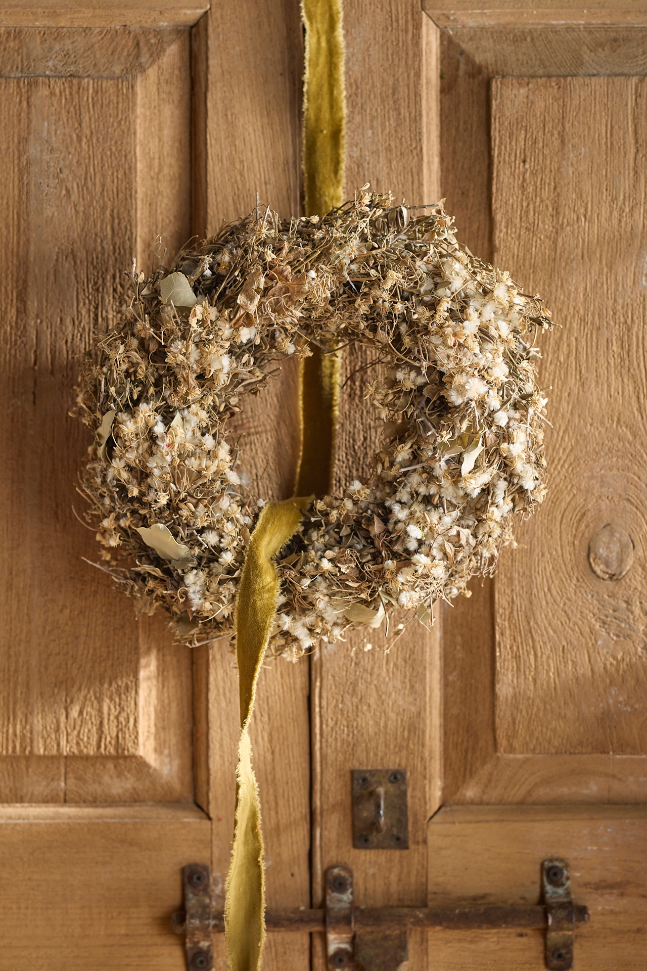 Dried Clematis Wreath