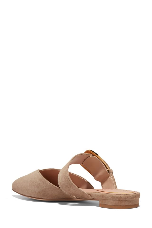 Cole Haan Vandam Buckle Flat Mules | Anthropologie