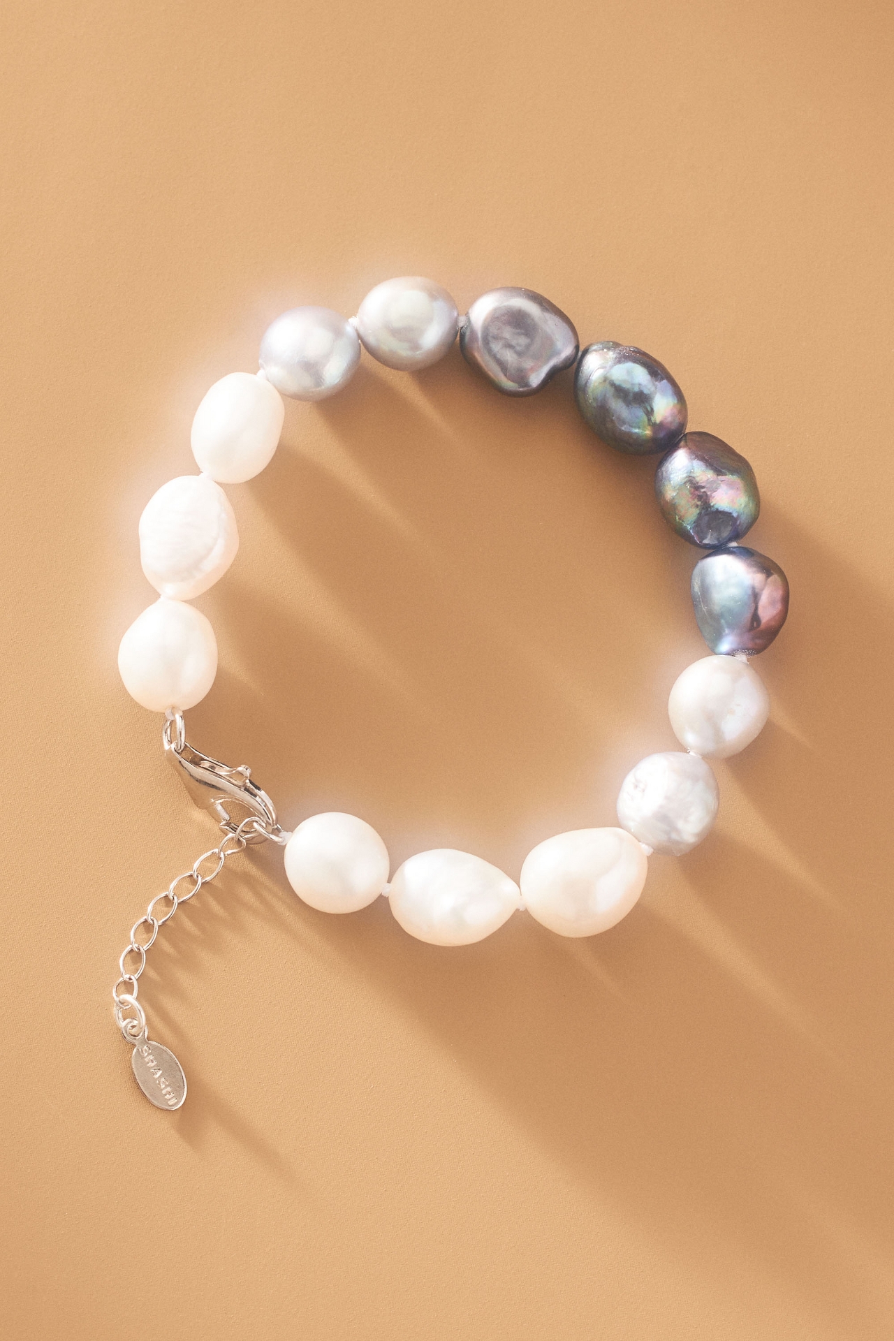 Shashi La Fumée Pearl Bracelet