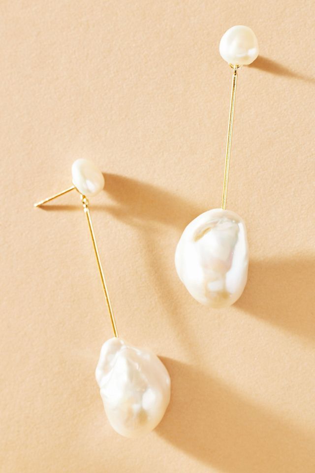 Shashi Petunia Pearl Earrings #2