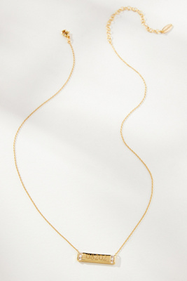 Zip Code Dog Tag Necklace | Anthropologie