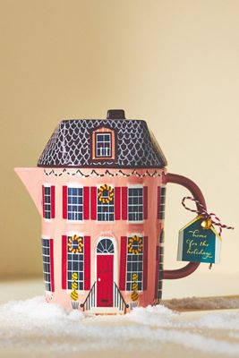 Christmas Chalet Teapot
