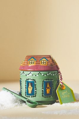Christmas Chalet Sugar Pot