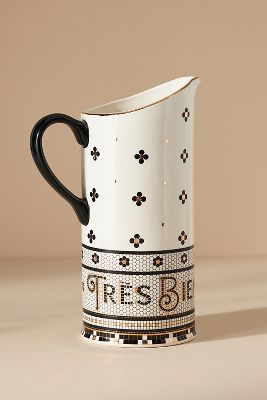 Bistro Tile Mugs, Set of 4