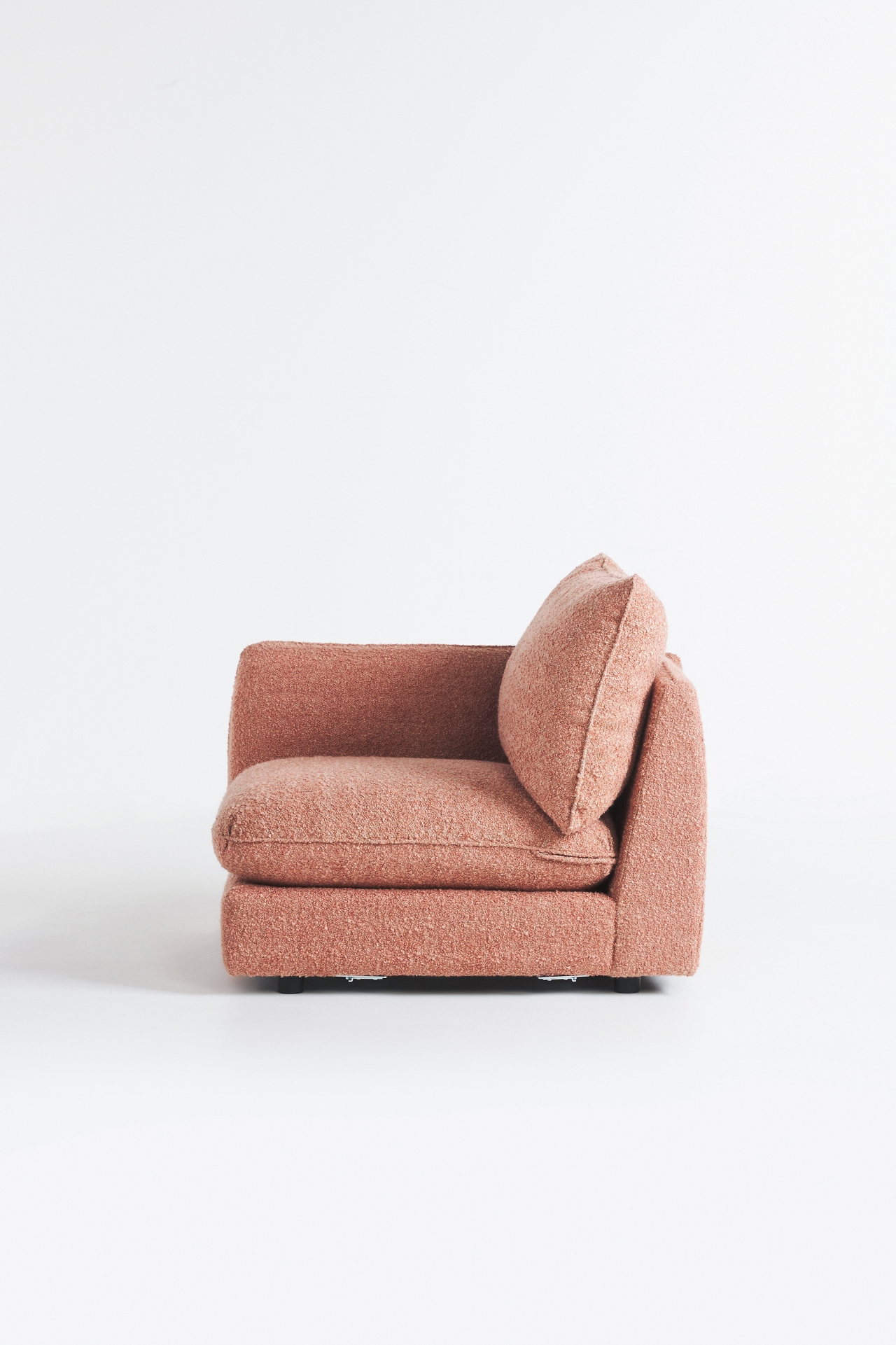 Arnaud Peony Beaufort Bouclé Modular One-Arm Chair