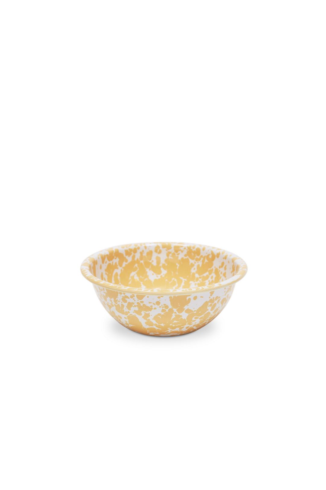 Crow Canyon Home Splatter Cereal Bowls - Yellow Splatter, Set Of 4