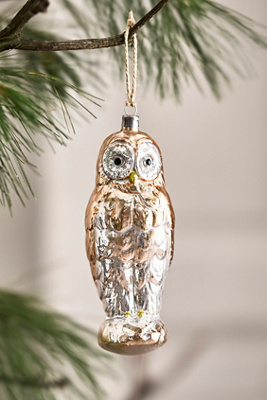 Hibou Décoratif Sur Bûche – Ornement Thorness – Sculpture Autonome – Neuf
