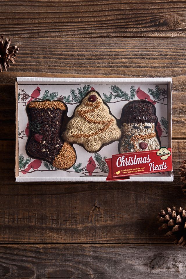 Bird Seed Festive Ornaments, Set of 3 #3