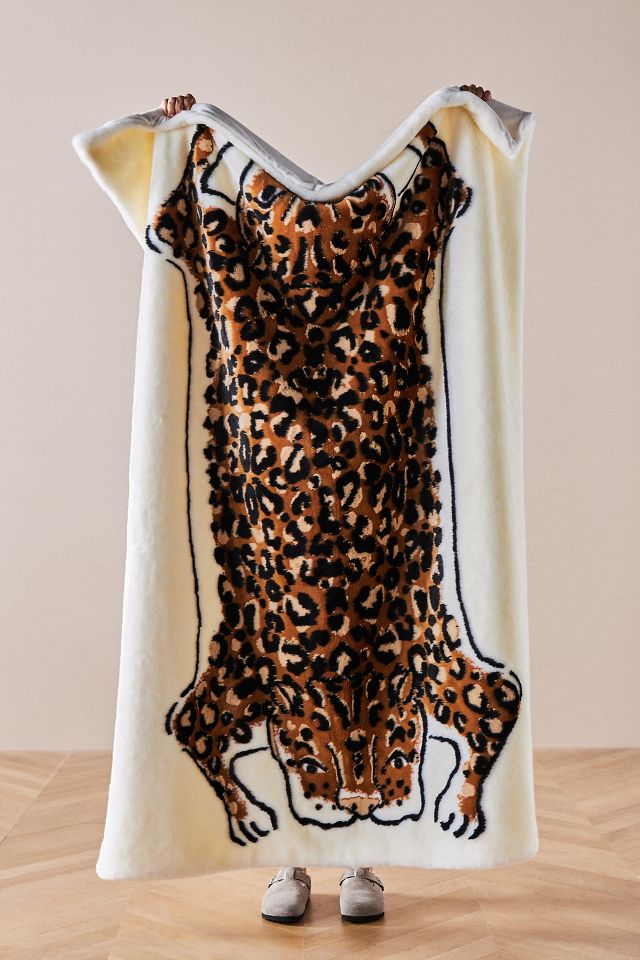 Leopard blanket discount