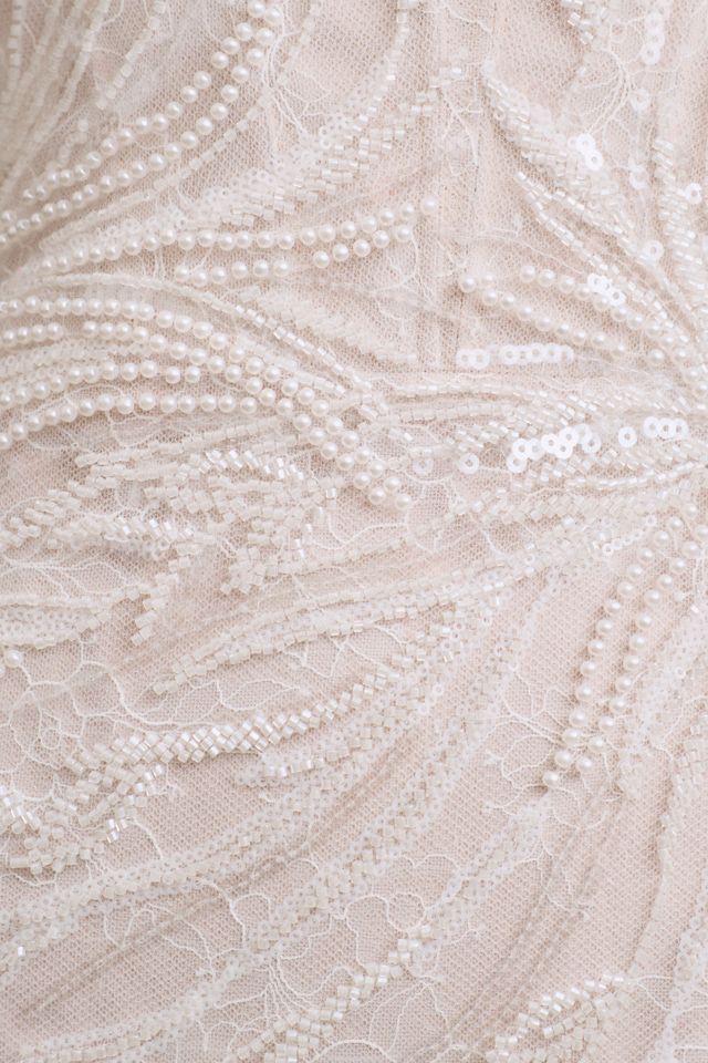 Wtoo by Watters Brooks Strapless Beaded Tulle Wedding Gown #5