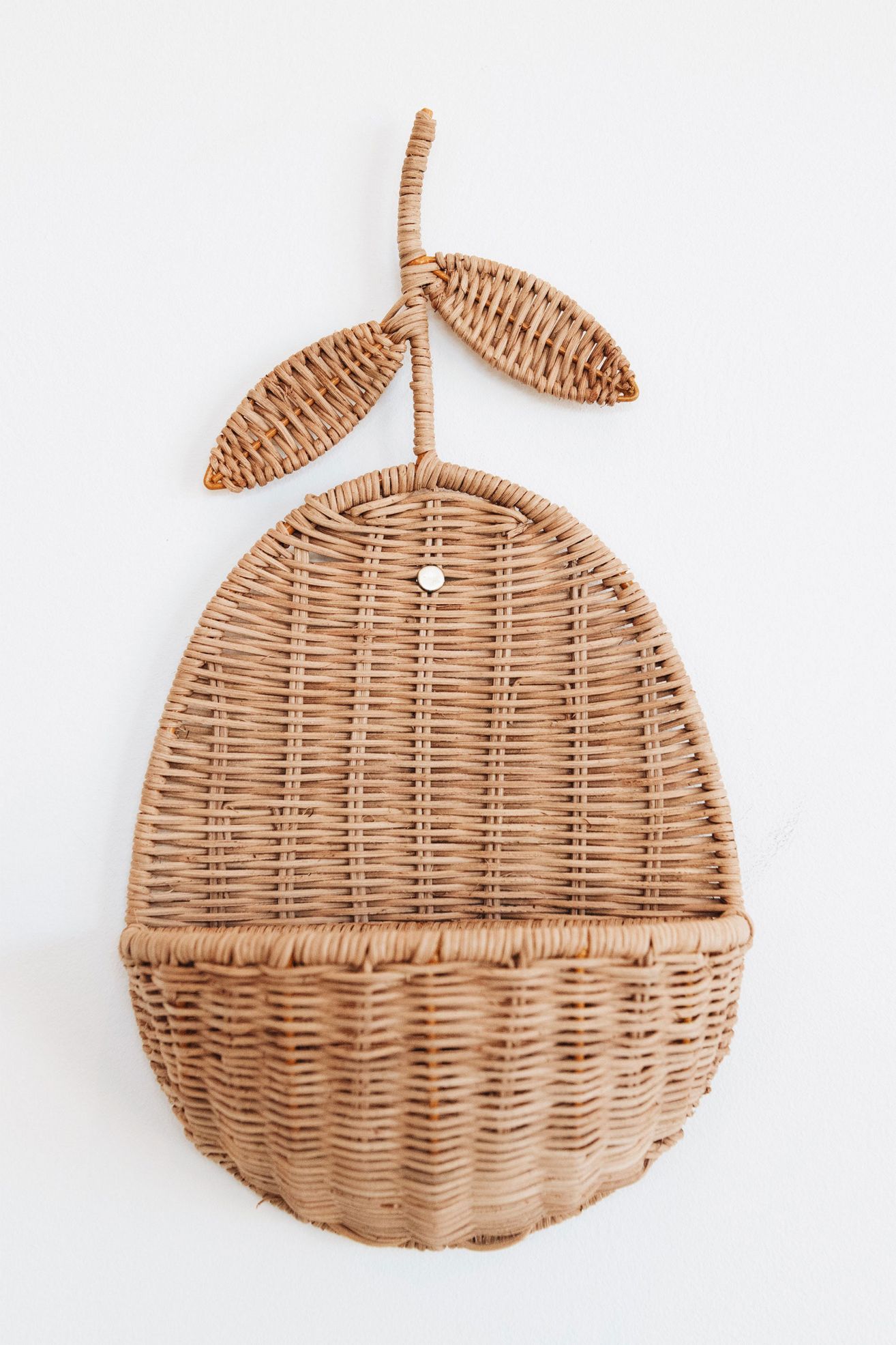 Roan Iris Lemon Wall Basket - Neutral, Standard, One Size