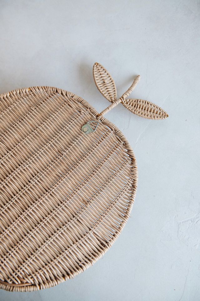 Roan Iris Apple Wall Basket #3