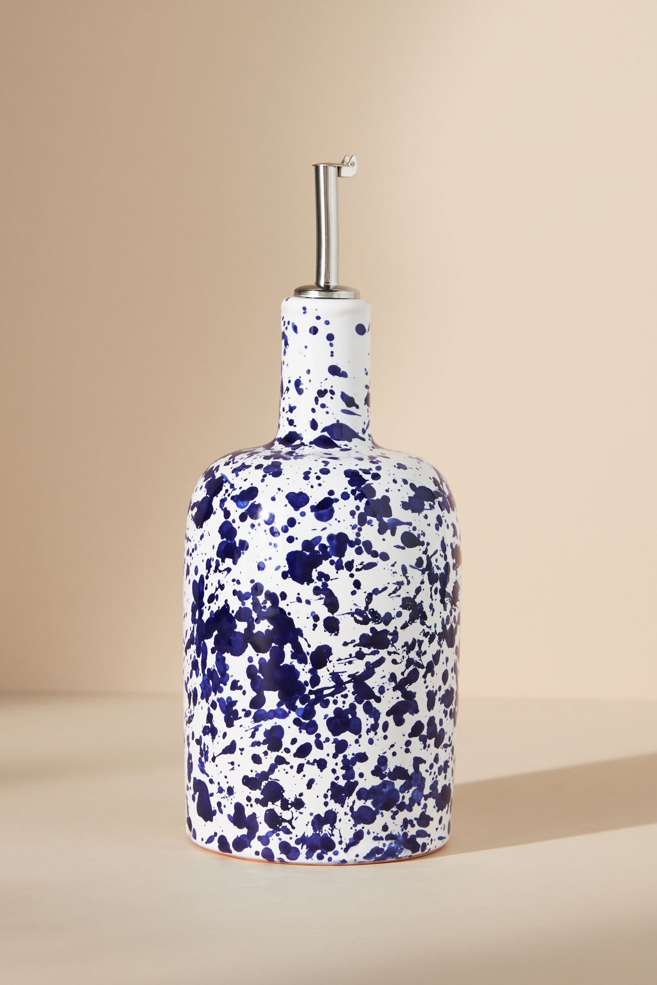 Vietri Amalfitana Splatter Olive Oil Bottle - Blue, Standard, One Size
