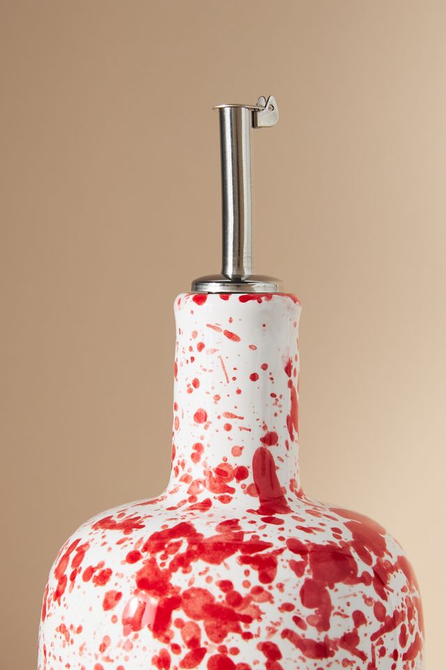 Vietri Amalfitana Splatter Olive Oil Bottle #1