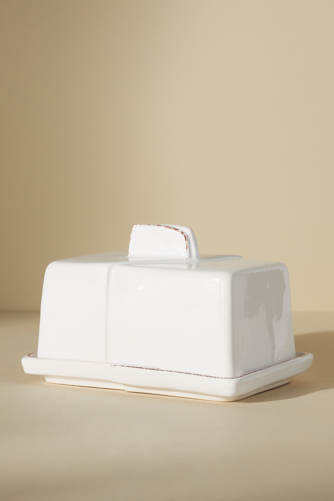 Vietri Lastra Butter Dish